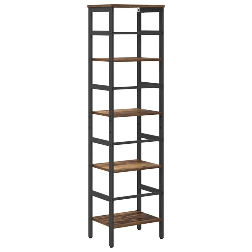 Produktbild för Hyllsystem Gammalt trä 40 x 29,5 x 149 cm Konstruerat trä