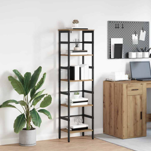 vidaXL Hyllsystem Artisan Ek 40 x 29,5 x 149 cm Konstruerat trä