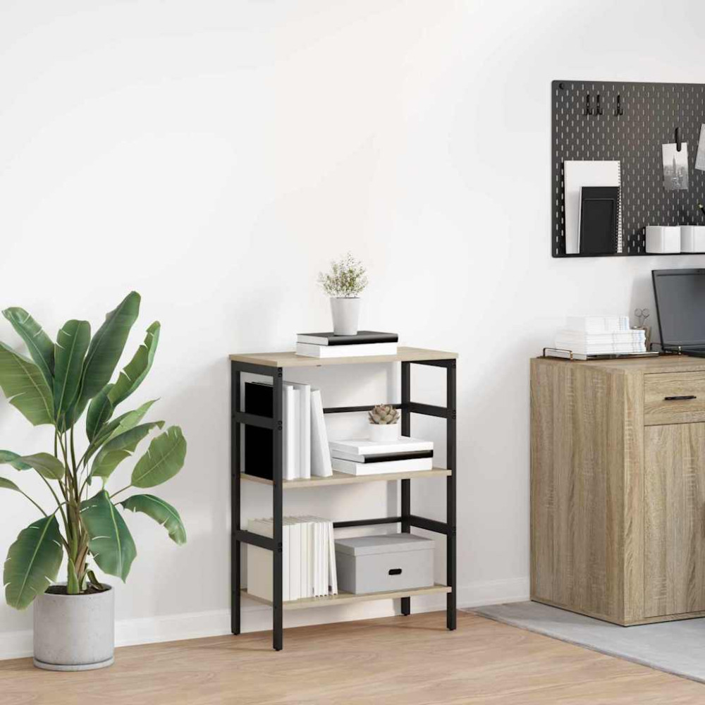Produktbild för Hyllsystem Sonoma-ek 60 x 29,5 x 81 cm Konstruerat trä