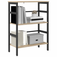 Produktbild för Hyllsystem Sonoma-ek 60 x 29,5 x 81 cm Konstruerat trä