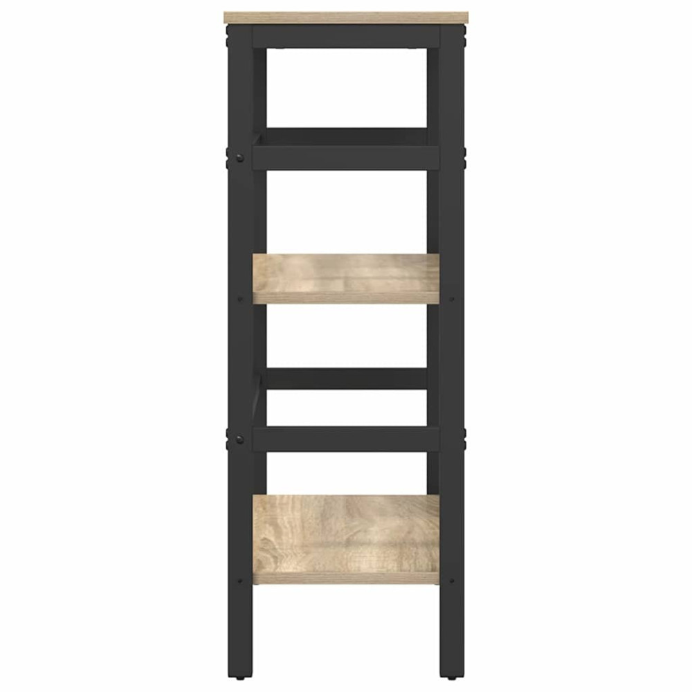 Produktbild för Hyllsystem Sonoma-ek 60 x 29,5 x 81 cm Konstruerat trä