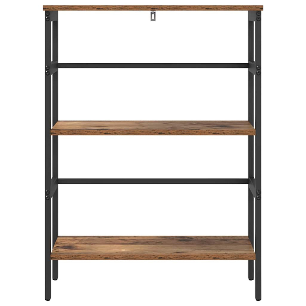 Produktbild för Hyllsystem Gammalt trä 60 x 29,5 x 81 cm Konstruerat trä