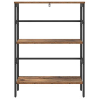Produktbild för Hyllsystem Gammalt trä 60 x 29,5 x 81 cm Konstruerat trä