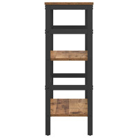 Produktbild för Hyllsystem Gammalt trä 60 x 29,5 x 81 cm Konstruerat trä