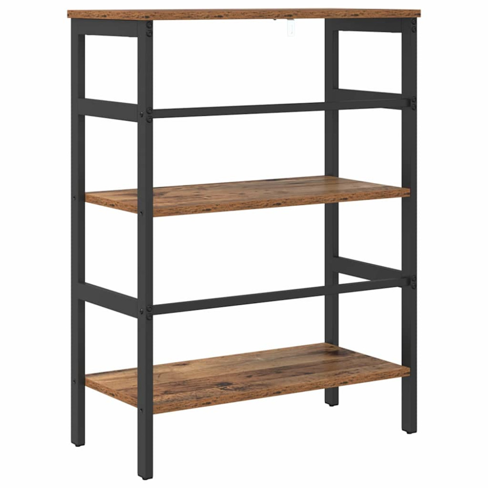 Produktbild för Hyllsystem Gammalt trä 60 x 29,5 x 81 cm Konstruerat trä