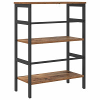 Produktbild för Hyllsystem Gammalt trä 60 x 29,5 x 81 cm Konstruerat trä