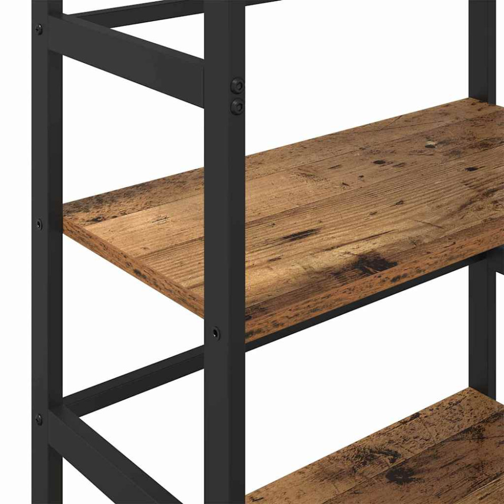 Produktbild för Hyllsystem Gammalt trä 60 x 29,5 x 81 cm Konstruerat trä
