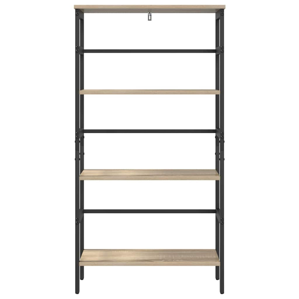 Produktbild för Hyllsystem Sonoma-ek 60 x 29,5 x 115 cm Konstruerat trä