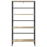Produktbild för Hyllsystem Sonoma-ek 60 x 29,5 x 115 cm Konstruerat trä