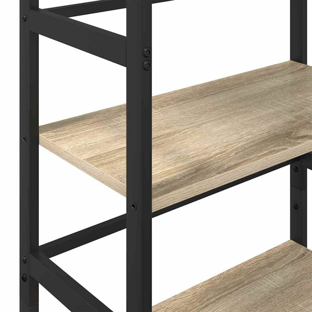 Produktbild för Hyllsystem Sonoma-ek 60 x 29,5 x 115 cm Konstruerat trä