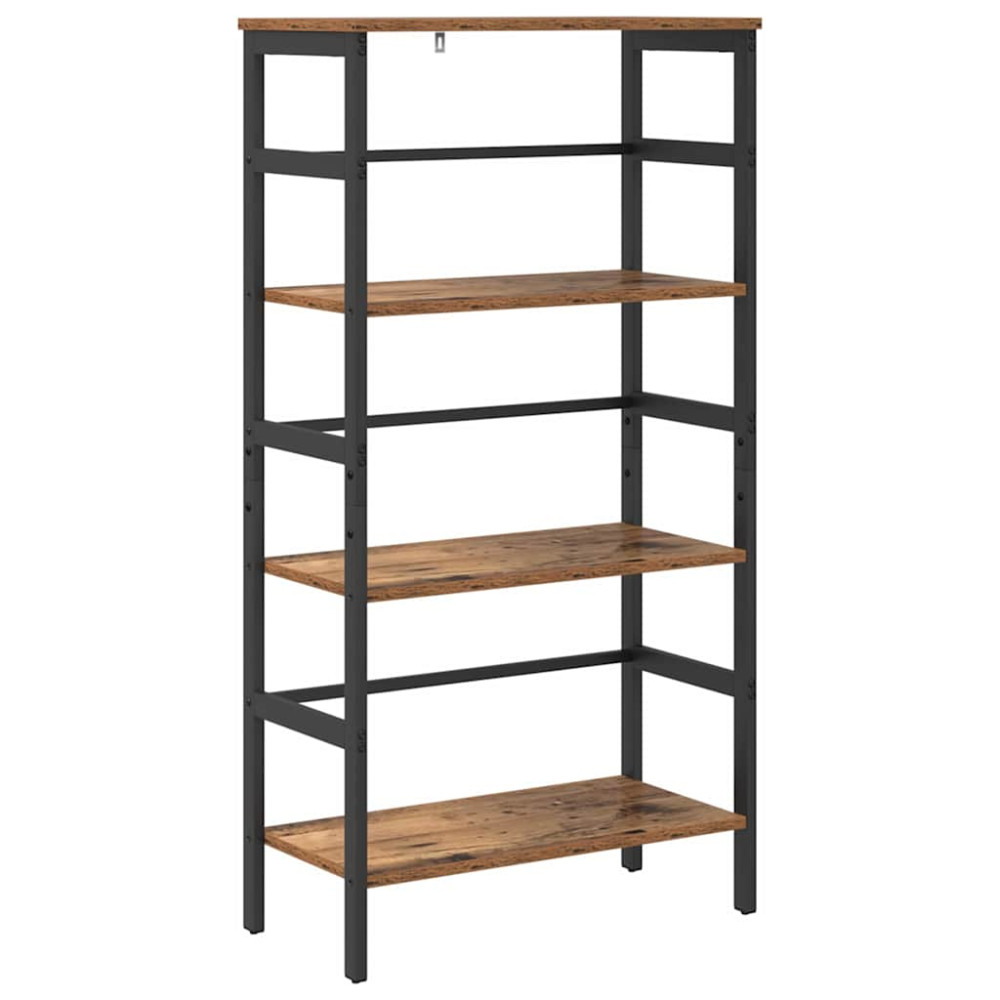 Produktbild för Hyllsystem Gammalt trä 60 x 29,5 x 115 cm Konstruerat trä