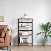 Produktbild för Hyllsystem Gammalt trä 60 x 29,5 x 115 cm Konstruerat trä