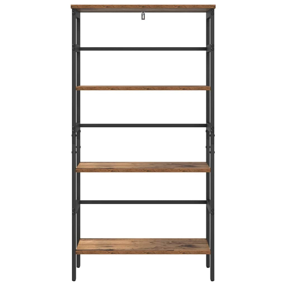 Produktbild för Hyllsystem Gammalt trä 60 x 29,5 x 115 cm Konstruerat trä