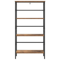 Produktbild för Hyllsystem Gammalt trä 60 x 29,5 x 115 cm Konstruerat trä