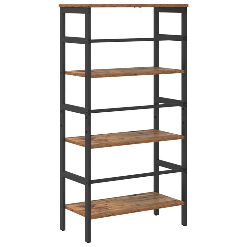 Produktbild för Hyllsystem Gammalt trä 60 x 29,5 x 115 cm Konstruerat trä