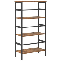 Produktbild för Hyllsystem Gammalt trä 60 x 29,5 x 115 cm Konstruerat trä