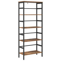 Produktbild för Hyllsystem Gammalt trä 60 x 29,5 x 149 cm Konstruerat trä