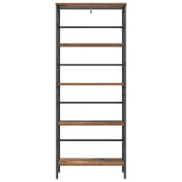 Produktbild för Hyllsystem Gammalt trä 60 x 29,5 x 149 cm Konstruerat trä