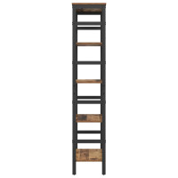 Produktbild för Hyllsystem Gammalt trä 60 x 29,5 x 149 cm Konstruerat trä