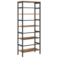Produktbild för Hyllsystem Gammalt trä 60 x 29,5 x 149 cm Konstruerat trä