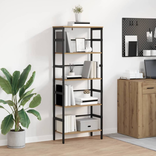 vidaXL Hyllsystem Artisan Ek 60 x 29,5 x 149 cm Konstruerat trä