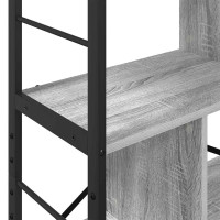 Produktbild för Hyllsystem Grå Sonoma 75 x 30 x 156 cm Konstruerat trä