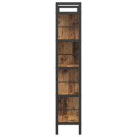 Produktbild för Hyllsystem Gammalt trä 75 x 30 x 156 cm Konstruerat trä