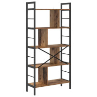 Produktbild för Hyllsystem Gammalt trä 75 x 30 x 156 cm Konstruerat trä