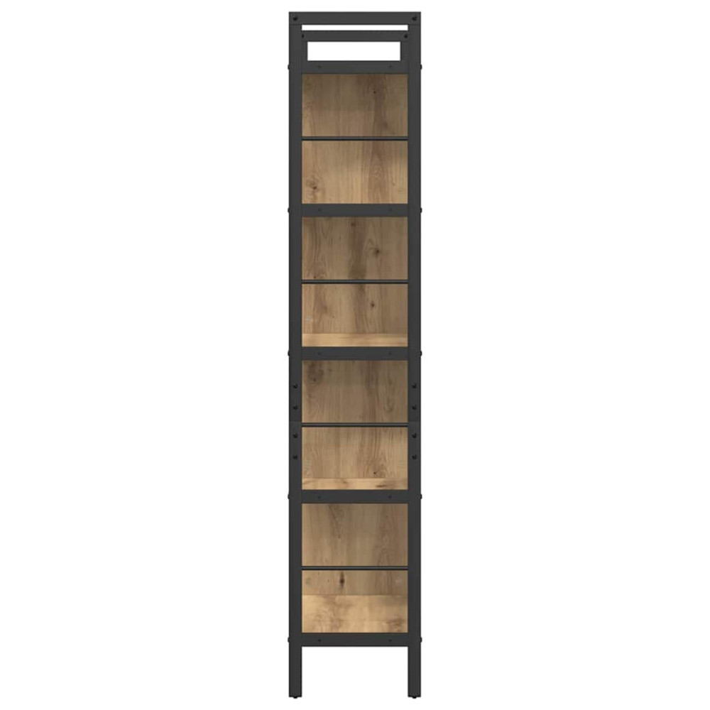 Produktbild för Hyllsystem Artisan Ek 75 x 30 x 156 cm Konstruerat trä