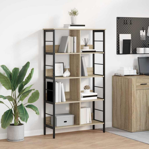 vidaXL Hyllsystem Sonoma-ek 82 x 32 x 144,5 cm Konstruerat trä