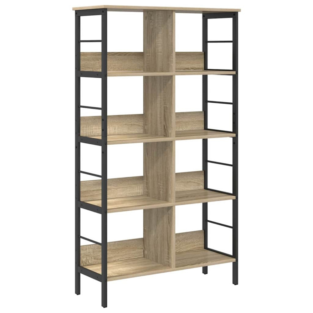 Produktbild för Hyllsystem Sonoma-ek 82 x 32 x 144,5 cm Konstruerat trä