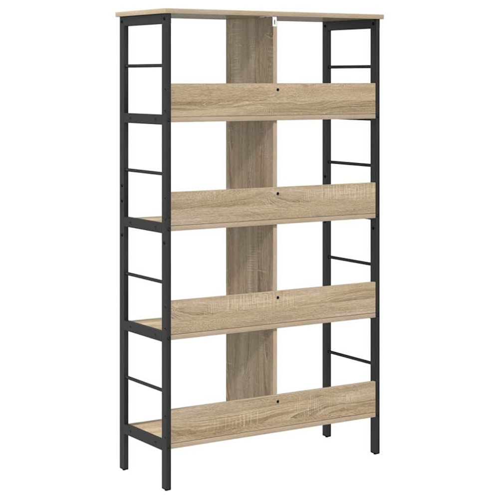 Produktbild för Hyllsystem Sonoma-ek 82 x 32 x 144,5 cm Konstruerat trä
