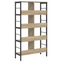 Produktbild för Hyllsystem Sonoma-ek 82 x 32 x 144,5 cm Konstruerat trä