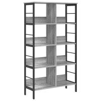 Produktbild för Hyllsystem Grå Sonoma 82 x 32 x 144,5 cm Konstruerat trä