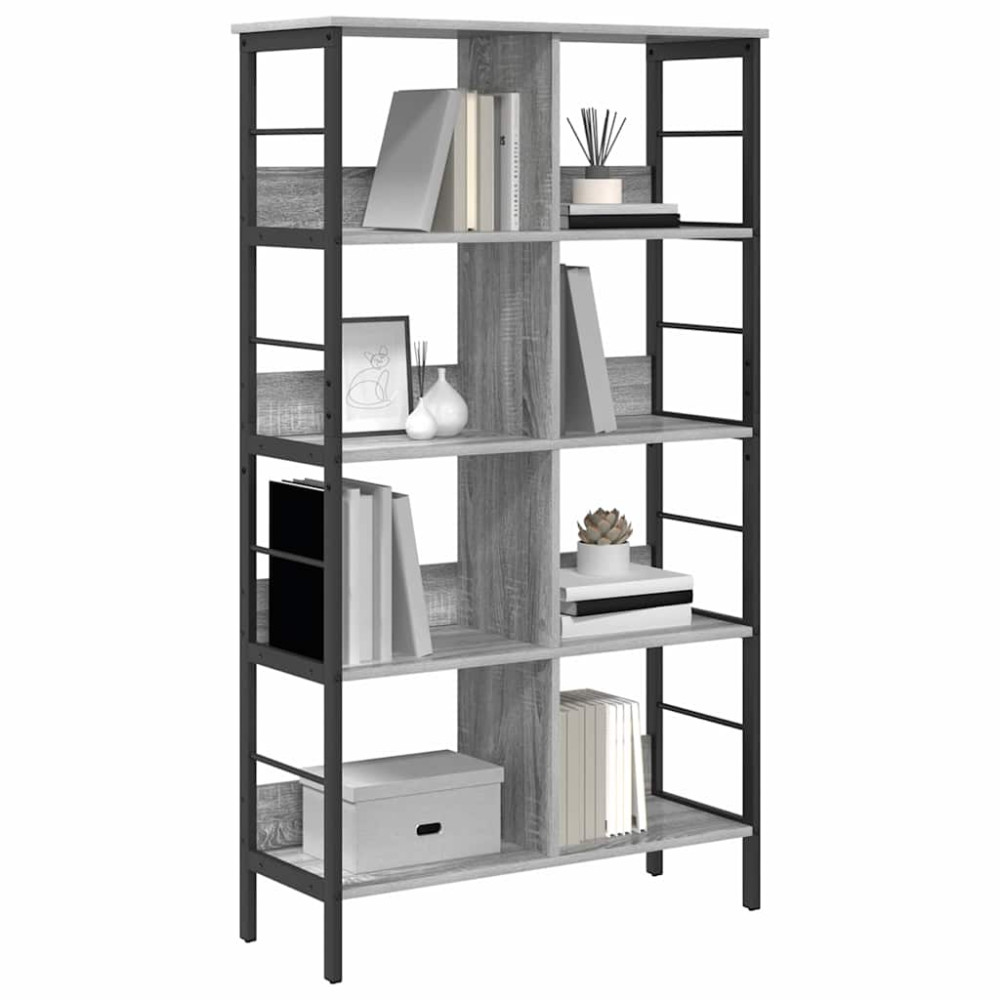 Produktbild för Hyllsystem Grå Sonoma 82 x 32 x 144,5 cm Konstruerat trä