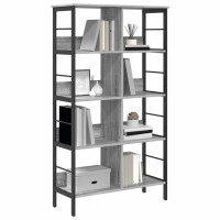 Produktbild för Hyllsystem Grå Sonoma 82 x 32 x 144,5 cm Konstruerat trä