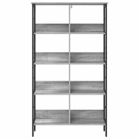 Produktbild för Hyllsystem Grå Sonoma 82 x 32 x 144,5 cm Konstruerat trä