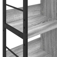 Produktbild för Hyllsystem Grå Sonoma 82 x 32 x 144,5 cm Konstruerat trä