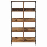 Produktbild för Hyllsystem Gammalt trä 82 x 32 x 144,5 cm Konstruerat trä