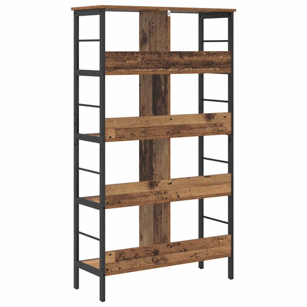 Produktbild för Hyllsystem Gammalt trä 82 x 32 x 144,5 cm Konstruerat trä