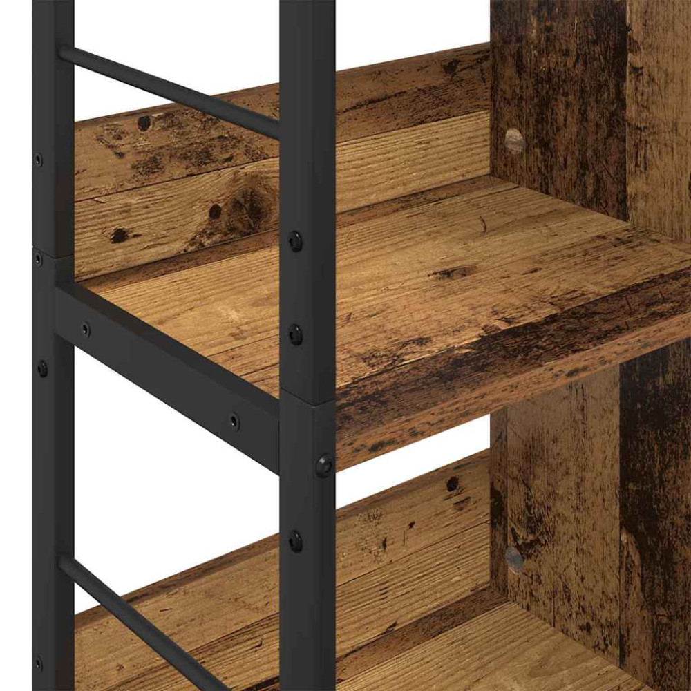 Produktbild för Hyllsystem Gammalt trä 82 x 32 x 144,5 cm Konstruerat trä