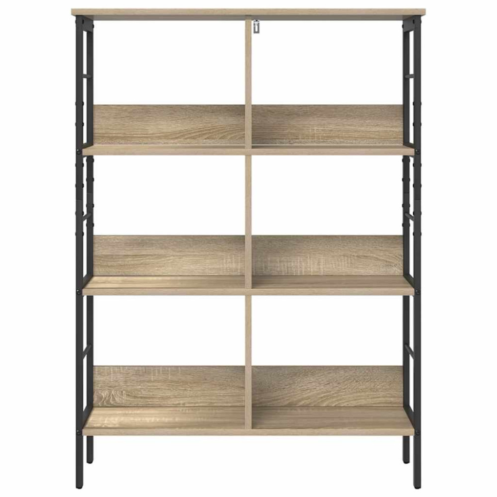 Produktbild för Hyllsystem Sonoma-ek 82 x 32 x 112 cm Konstruerat trä