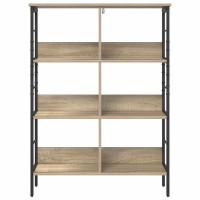 Produktbild för Hyllsystem Sonoma-ek 82 x 32 x 112 cm Konstruerat trä