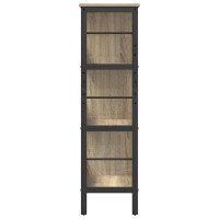 Produktbild för Hyllsystem Sonoma-ek 82 x 32 x 112 cm Konstruerat trä