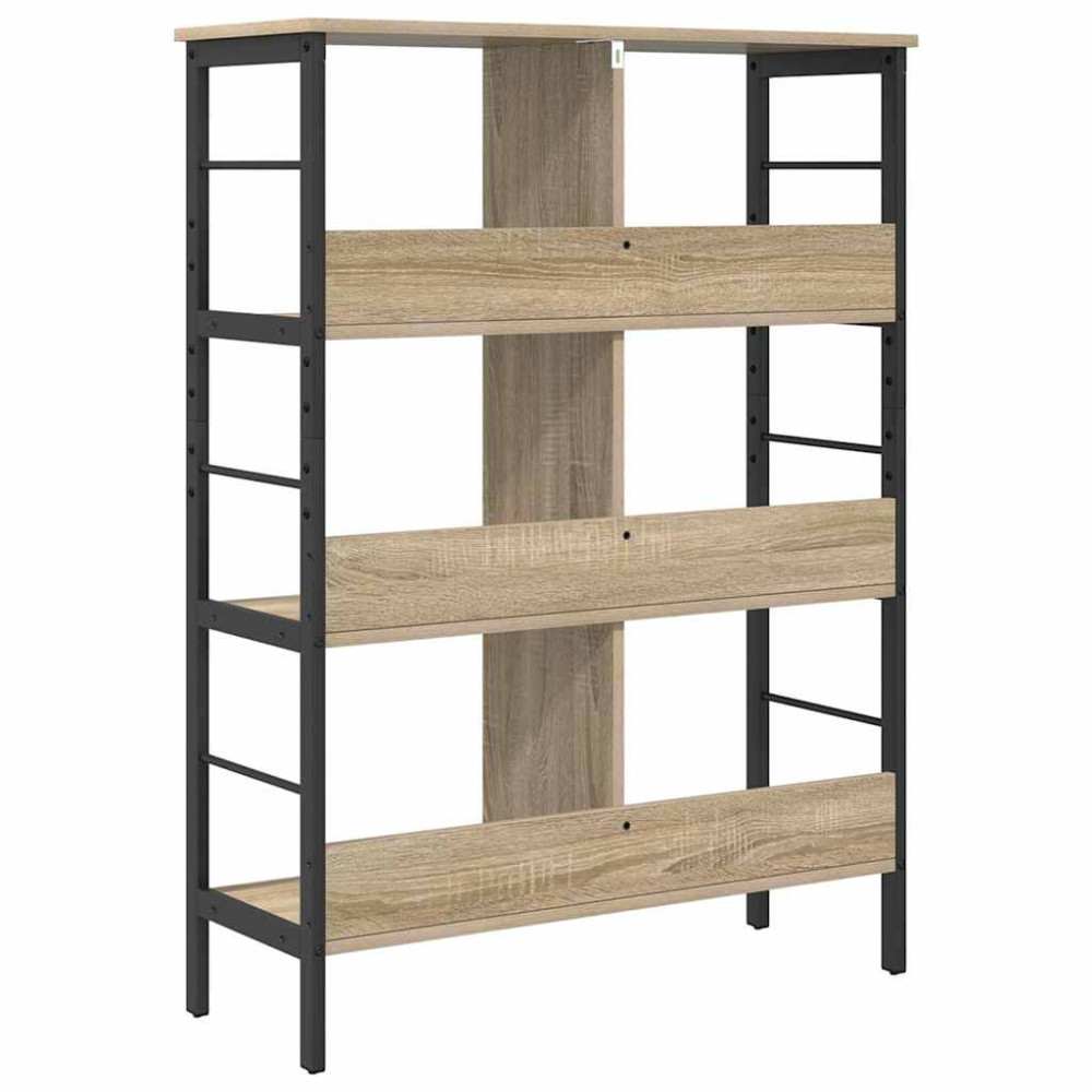 Produktbild för Hyllsystem Sonoma-ek 82 x 32 x 112 cm Konstruerat trä