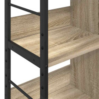 Produktbild för Hyllsystem Sonoma-ek 82 x 32 x 112 cm Konstruerat trä