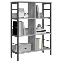 Produktbild för Hyllsystem Grå Sonoma 82 x 32 x 112 cm Konstruerat trä