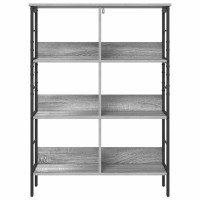 Produktbild för Hyllsystem Grå Sonoma 82 x 32 x 112 cm Konstruerat trä