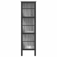 Produktbild för Hyllsystem Grå Sonoma 82 x 32 x 112 cm Konstruerat trä