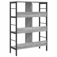 Produktbild för Hyllsystem Grå Sonoma 82 x 32 x 112 cm Konstruerat trä